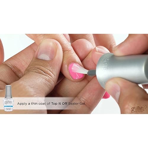 Miniatura 9 de Gelish Kit de cuidado Basix de esmalte de uñas de gel de 0.5 fl oz con pegado, base, sellador, removedor y limpiador