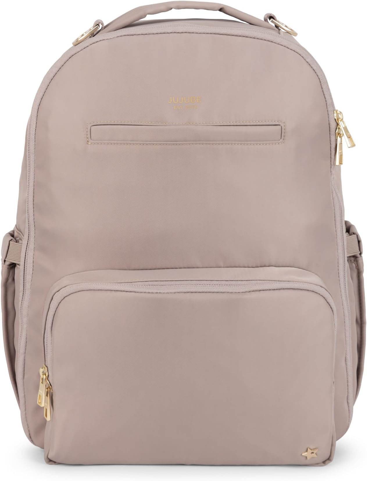 New Classic Diaper Bag Backpack with Portable Changing Pad, Stroller Straps, Large Travel Backpack for Boy or Girl, Carrying Baby Bottles, Wipes, Diapers, Pacifiers, Taupe, Mother's Day Gift