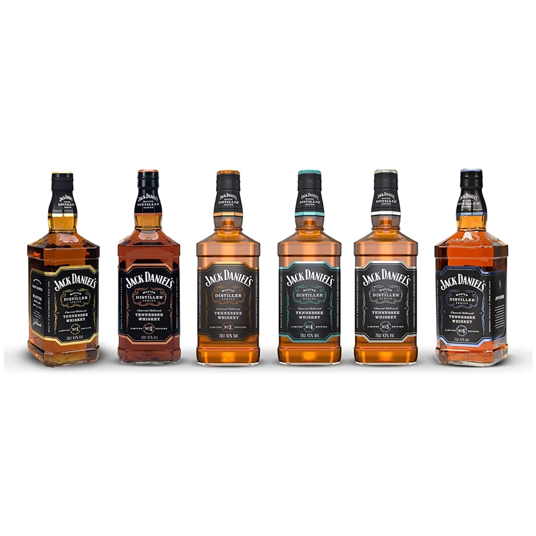 Jack Daniel's Tennessee Whiskey, Master Distiller's 1-6, 70cl x 6