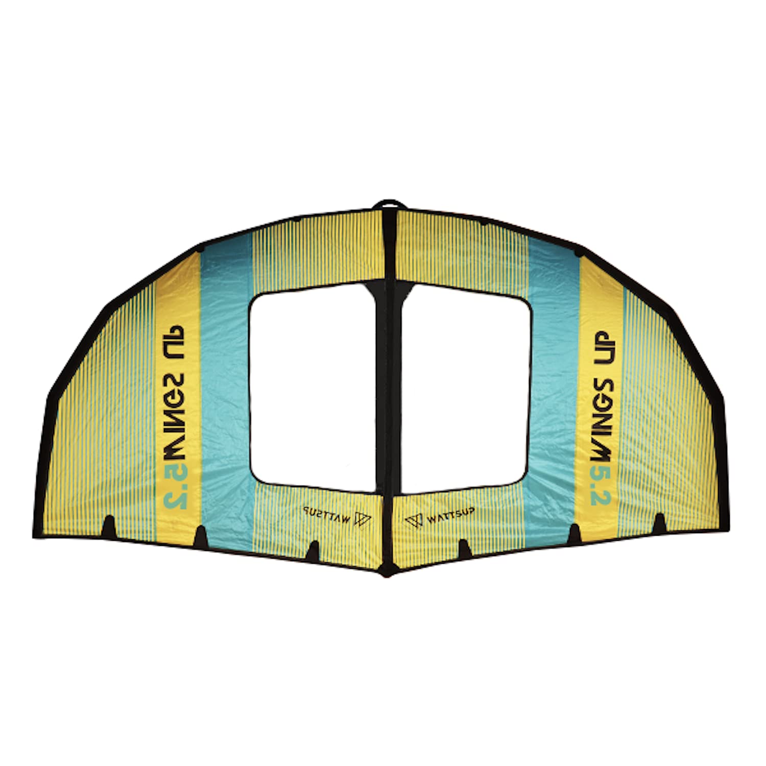 WATTSUP - WingsUP Flügel 5,2 m – PB-WWNG52 – Zugflügel aus strapazierfähigem Nylon mit Klettverschluss – ideal für Wing Foil, Wing Snow, Wing Skate, Wing Sup – Tasche & Leine im Lieferumfang enthalten