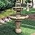 watnature 48”Tall Zen Modern Outdoor Fountain with Pump for Garden, Patio, Backyard,Deck,Lawn, Porch, 3-Tiered Pagoda Garden Fountain Outdoor for Birds Bath?Pump Cord Long 9.83ft?