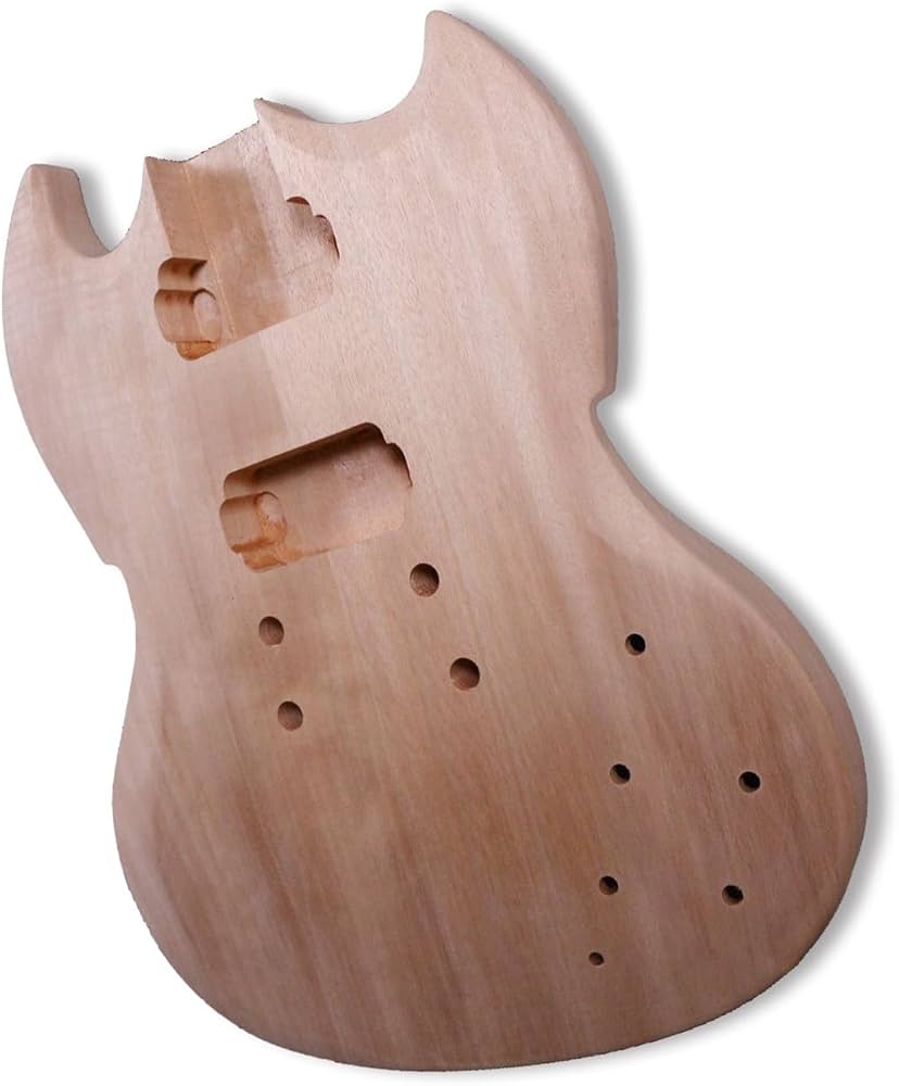 Amazon | ギターボディ交換 マホガニー材エレキギターSG専用ボディ