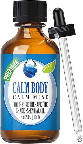 El mejor aceite esencial terapéutico 100% puro de Calm Body Calm Mind, 1