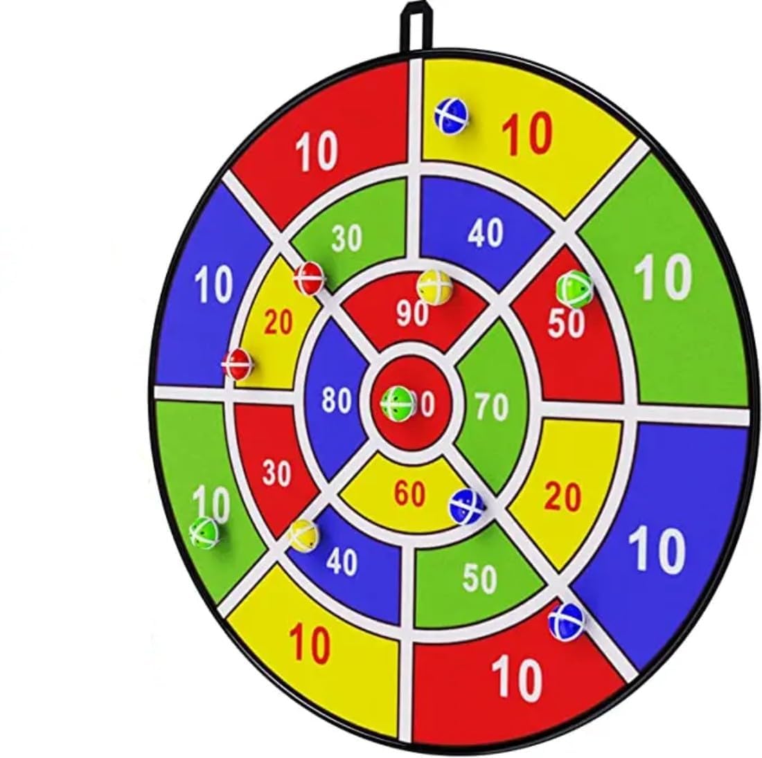Larihk Retail Large Dart Board for Kids, Kids Double-Sided Dart Board with Sticky Balls and Darts, Indoor/Outdoor Sport Fun Party Play Game Toys, Gifts for 3 4 5 6 7 8 9 10 11 12 Year Old Boys Girls (B0D7S1PZ3V) Amazon Price History, Amazon Price Tracker