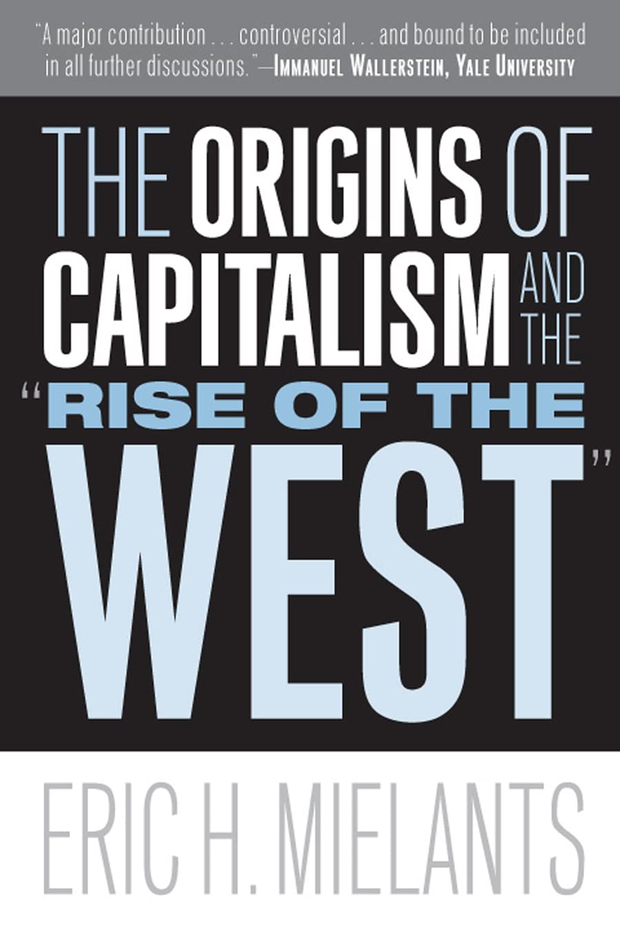 Buy The Origins of Capitalism and the "Rise of the West" โ BookShops.in