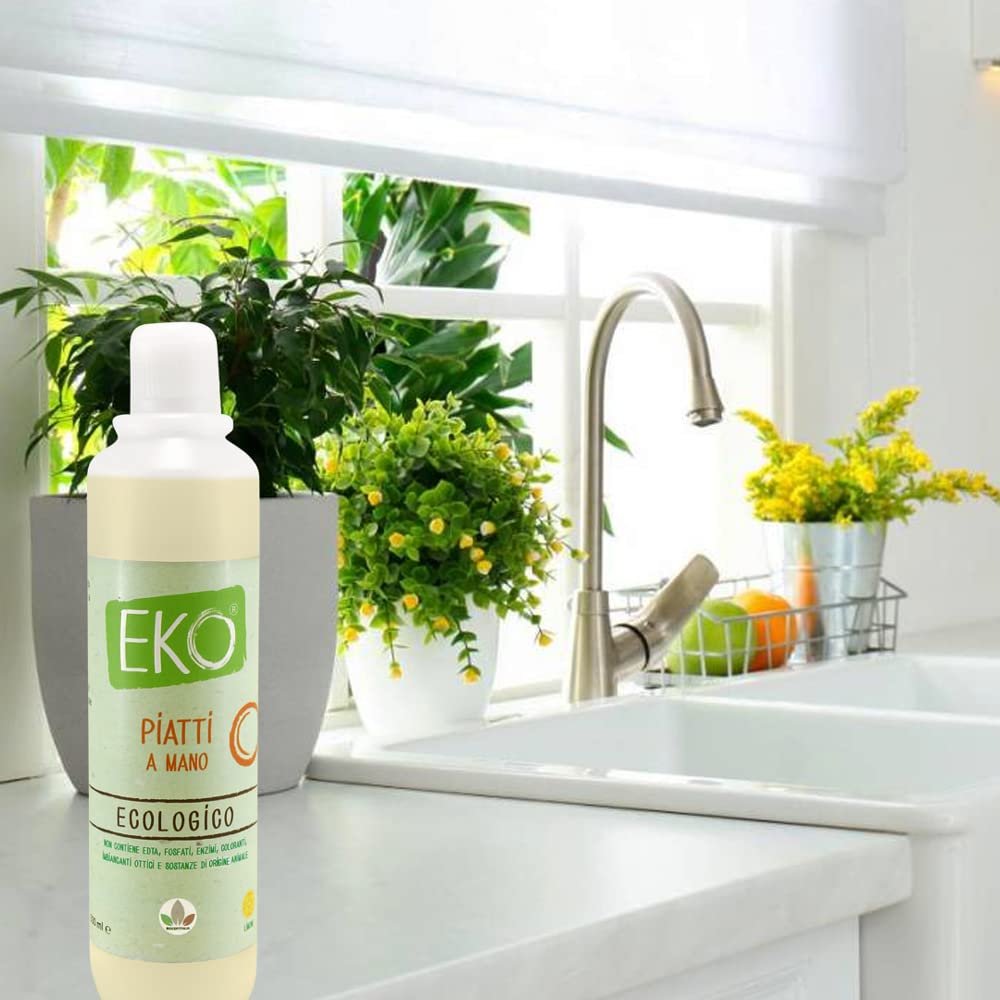 EKO Detersivo Piatti a Mano - Ecologico 500ml (Limone)