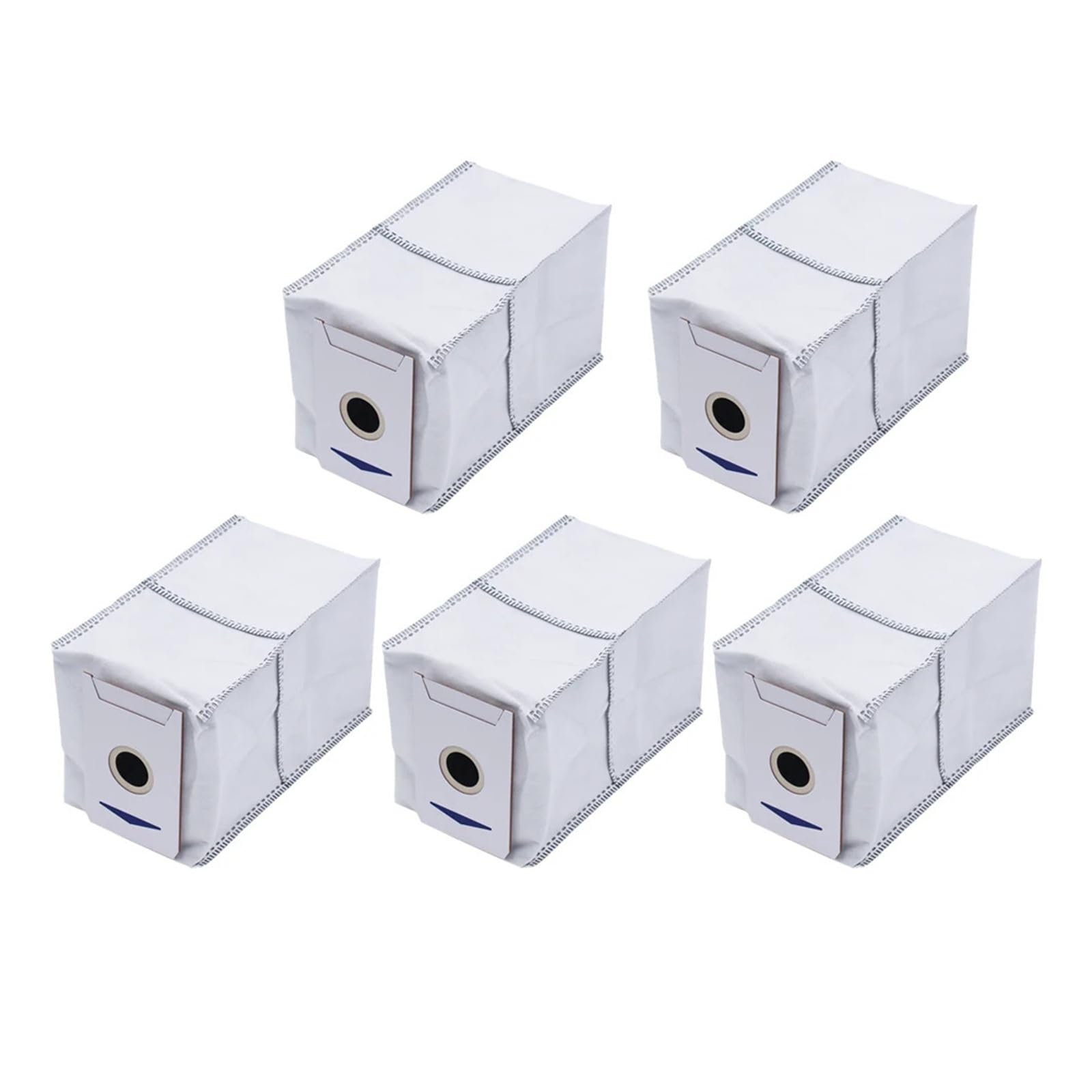 EEZII Pack Of 5 Dust Bags Accessories ，Compatible For Ecovacs，Compatible For Deebot，T30 Omni，T30 Pro Omni Robot Vacuum
