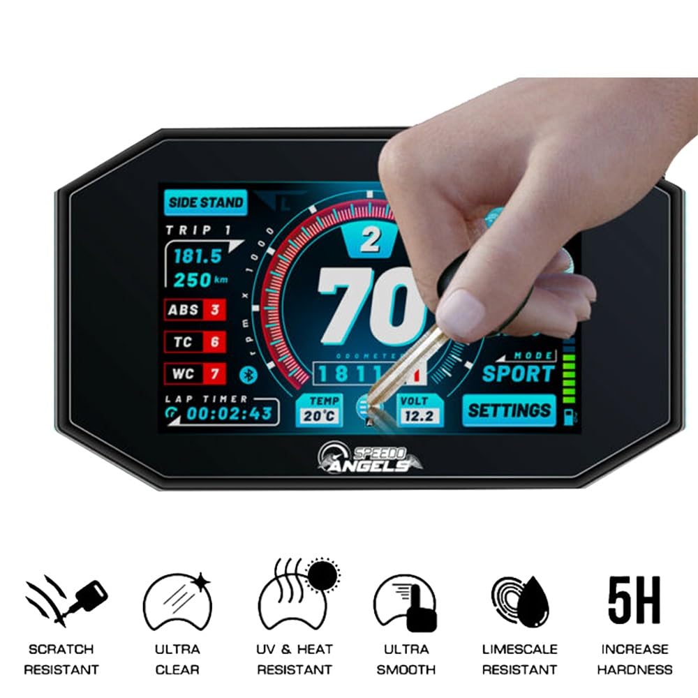 Pellicola antigraffio tachimetro Per Tmax560 Tmax530 Tmax T Max 530 DX SX 560 Tech Strumento Scratch Cluster Pellicola Di Protezione Tachimetro Schermo(2 PZ)