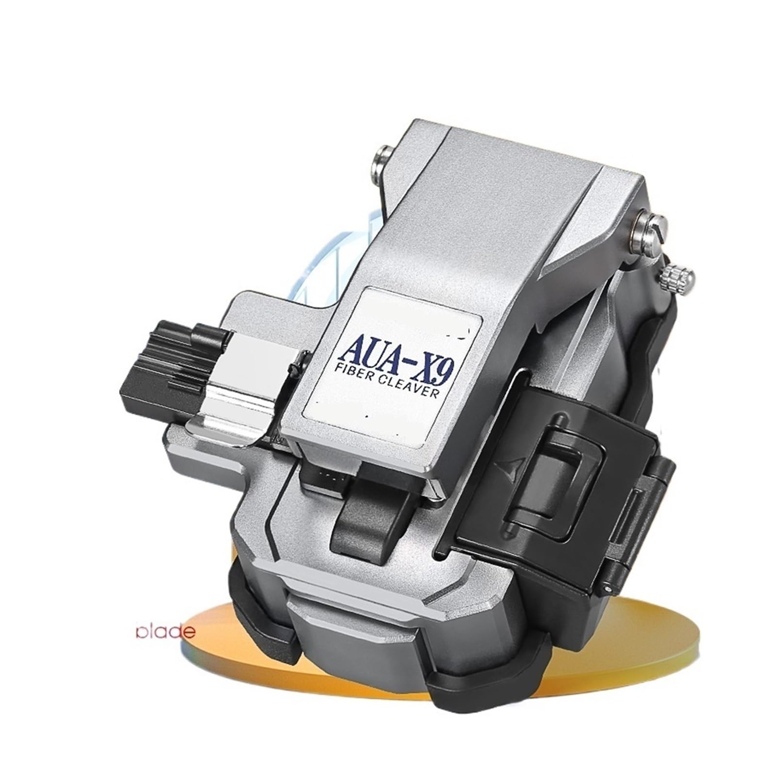 Optical Fiber Cleaver, Optical Fiber Cleaver Machine 24 Surface Blade Cutting Tool FTTH High-precision AUA-X9 For Cold Joint/hot Melt(Aua-x9 And Blade)