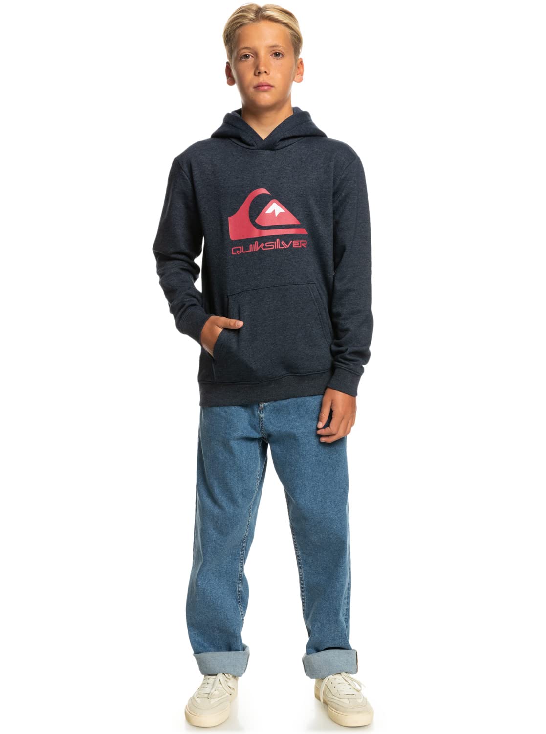 Quiksilver Biglogohoodyth B Otlr Bpch Superiore Unisex - Bambini e Ragazzi