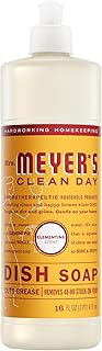 MRS. MEYER'S CLEAN DAY Liquid Dish Soap, Clementine Scent 16 Fl Oz