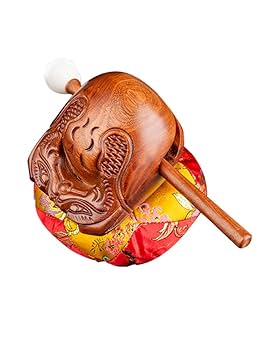 仏教美術　仏具　古銅　南蛮　銅鑼　バチ・木製釣台　M　R9001H 仏教美術 仏具 古銅 南蛮 銅鑼 バチ・木製釣台 M R9001H