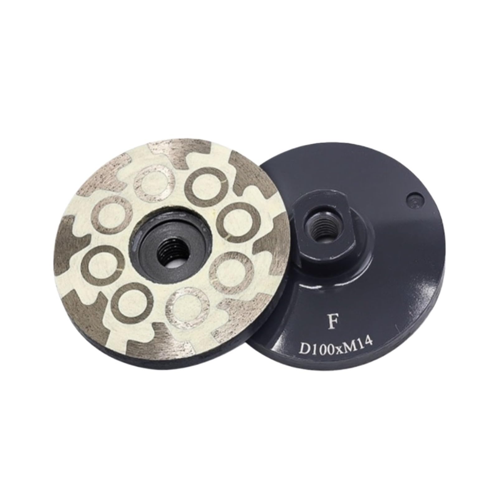 GZHXF Disco abrasivo diamantato riempito di resina da 4 pollici/100 mm for granito, marmo, pietra, mola a tazza diamantata grossolana, media, fine, migliore M14, filettatura 5/8"-11