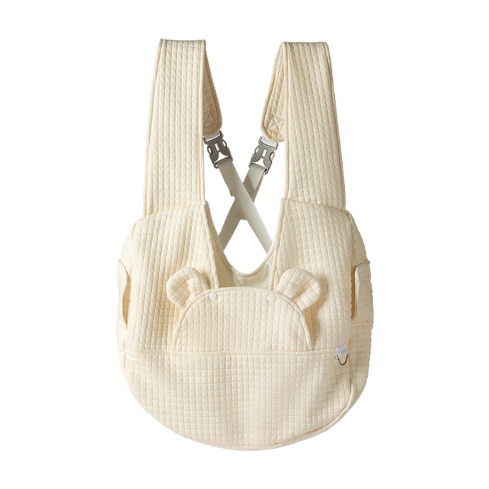 Sac de transport polyvalent pour chien et chat portable avec bretelles blanches