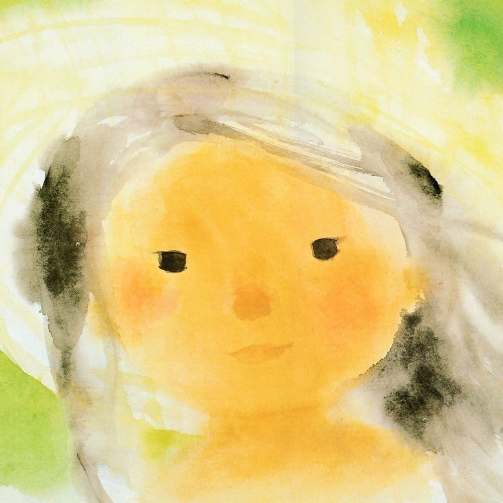 アート 絵画 森町長子 作品1鉢植と少女 Amazon.co.jp: いわさきちひろ 緑の風のなかの少女 グリーン 複製画