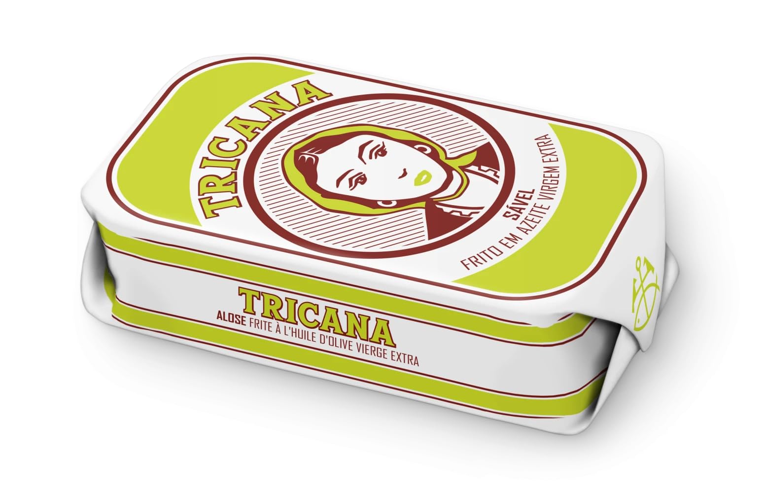 Tricana - Gourmet-Gebratener Alse in nativem Olivenöl extra - 5er Pack (5 x 120 gr)