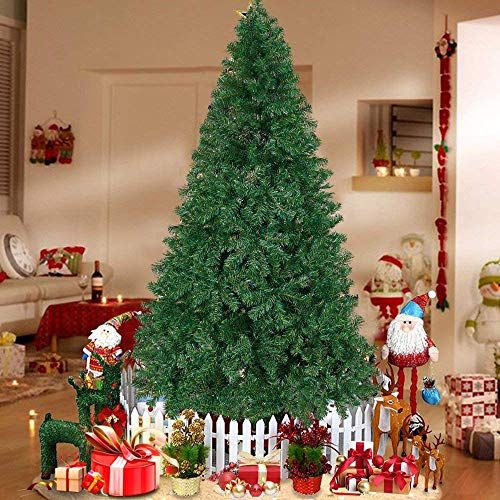 U-MISS - Árbol de Navidad artificial de 180 cm, decoración de Navidad para el hogar de 1,8 m, 6 pies