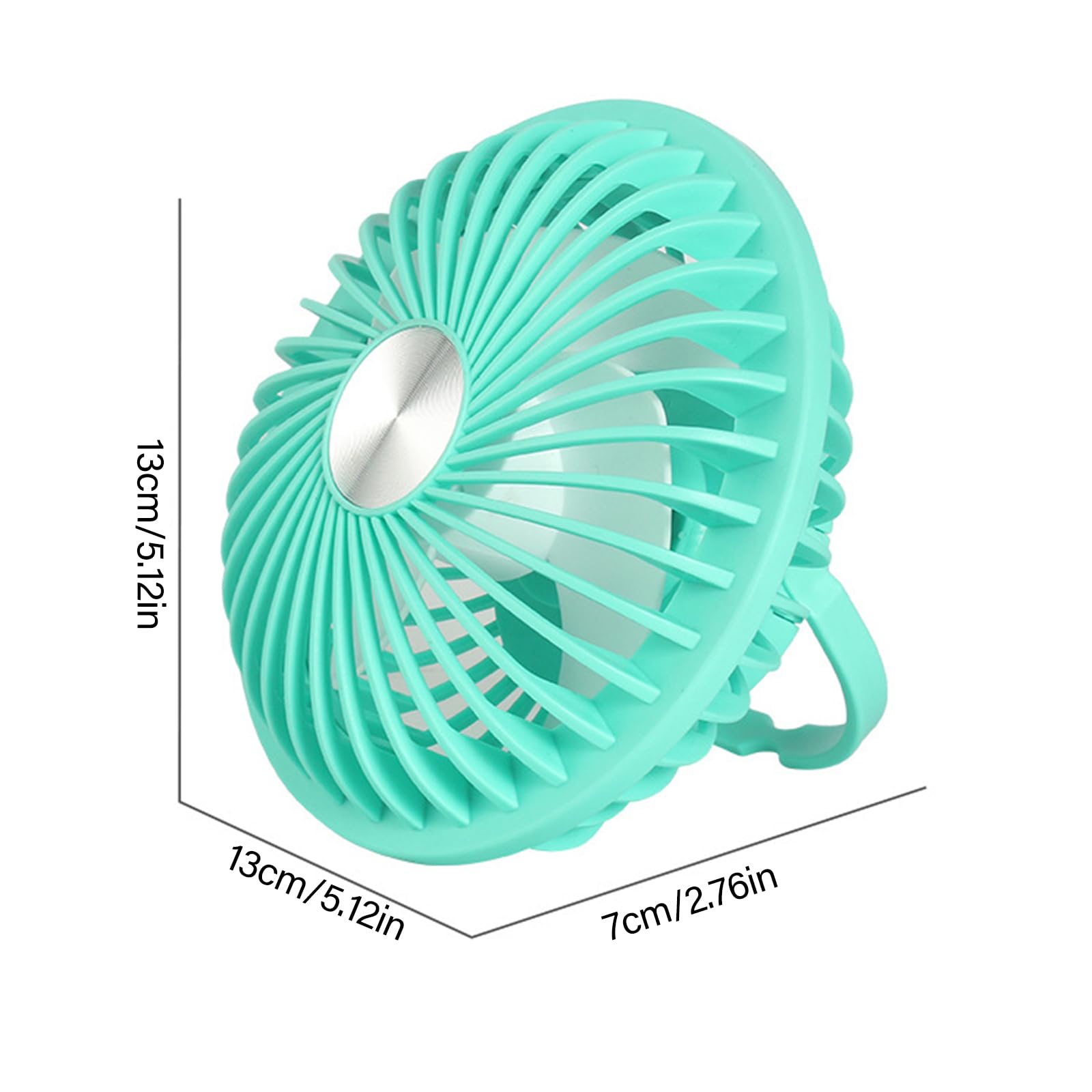Ventilatore da tavolo USB da tavolo ventilatore da parete regolabile forte silenzioso raffreddamento per camera da letto desktop campeggio e lampada