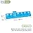 EZY DOSE Weekly (7-Day) Pill Planner, Medicine Case, Vitamin Organizer Box, Large Locking Compartments to Secure Prescription Medication and Prevent Accidental Spilling, Blue