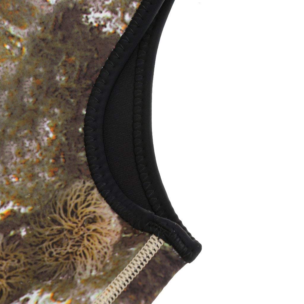 Traje de neopreno para hombre, 2 piezas, para buceo, esnórquel, surf