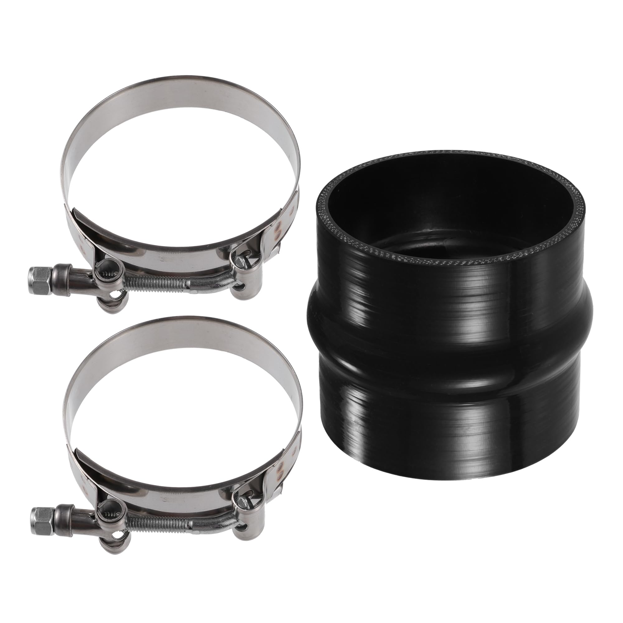 Taukealugs Silicone Reducer Coupler 2" To 3" ID – 4-Ply High Temp Hose With T-Bolt Clamp For Turbo/Intercooler Piping - View #2