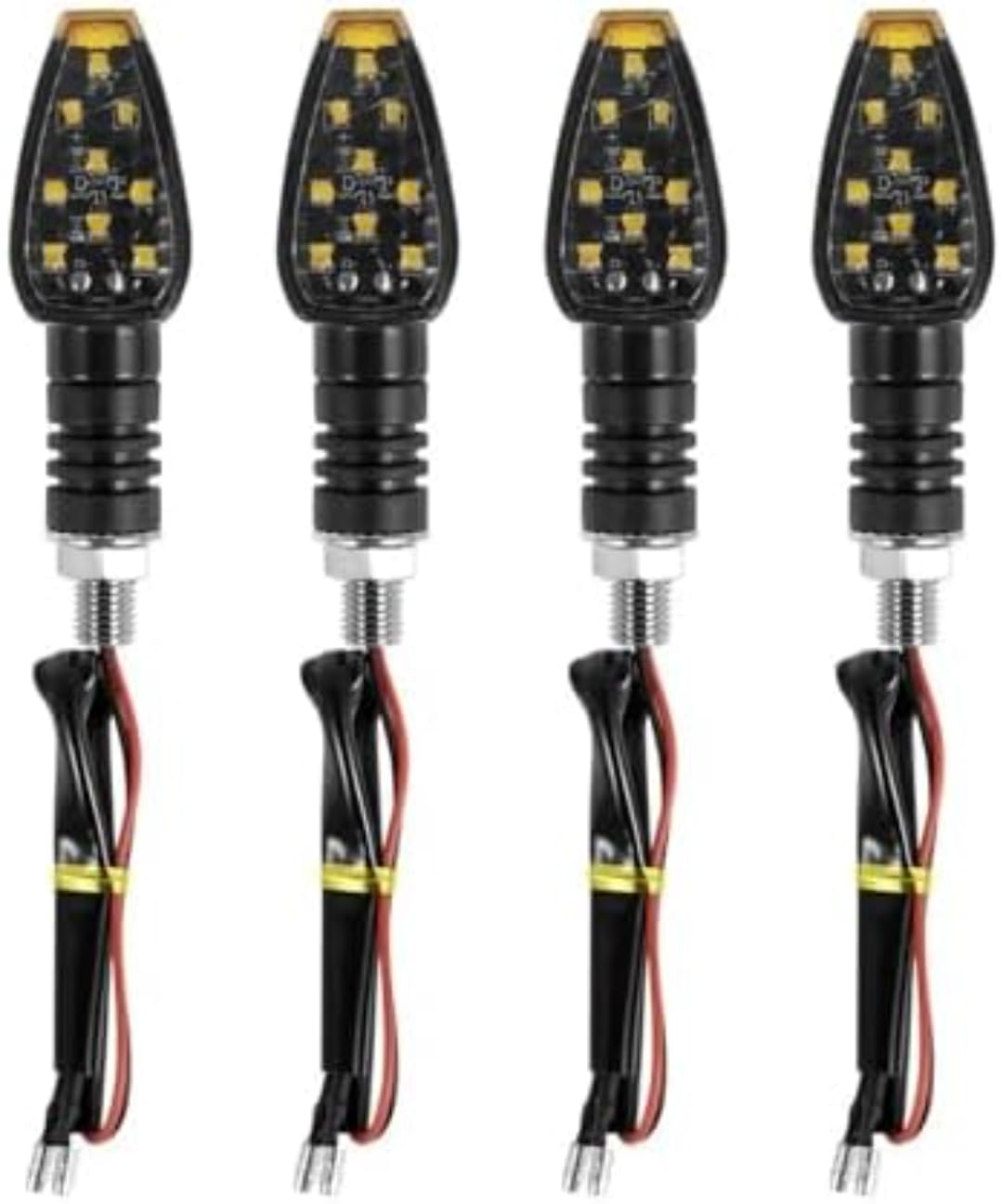 Mini uniwersalne wskaźniki Kierunkowskazy motocyklowe 4 szt. Uniwersalne akcesoria motocyklowe Kierunkowskazy LED 9 kierunkowskazów LED migacze migacze