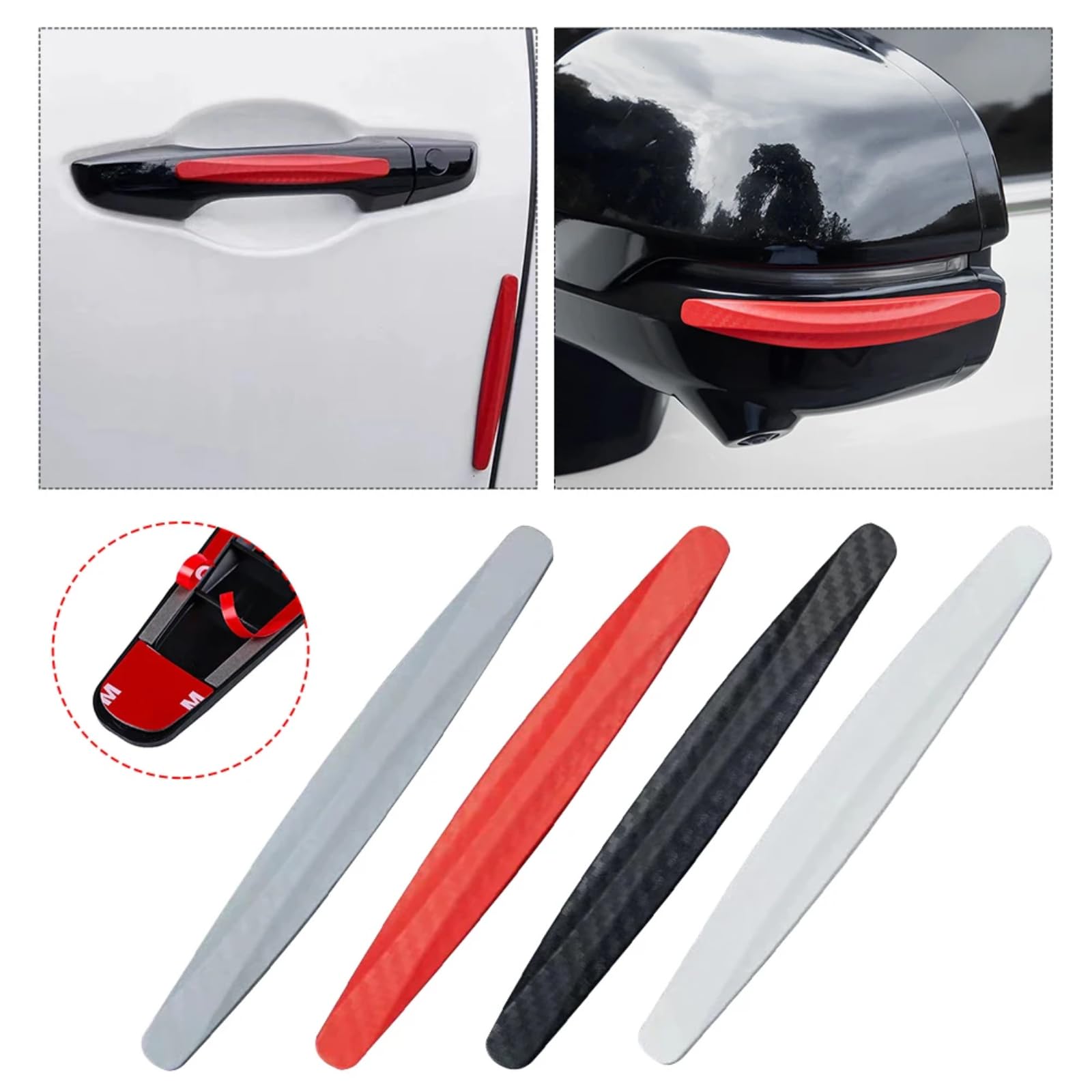 Paracolpi Per Portiere Auto Peugeot 208 2023-2025 | Protezione Bordi Adesiva | Antigraffio, Autoadesivo, Rimovibile