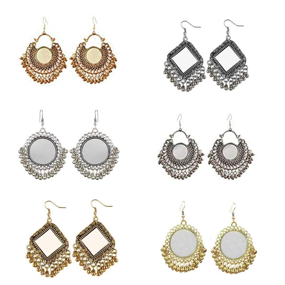 See full amazon price history chart for Shreyadzines Non-precious Metal Alloy Mirror Earrings for Women & Girls, Silver Shreyadzines Non-precious Metal Alloy Mirror Earrings for Women & Girls, Silver (B084VR4NDG) Amazon Price History, Amazon Price Tracker