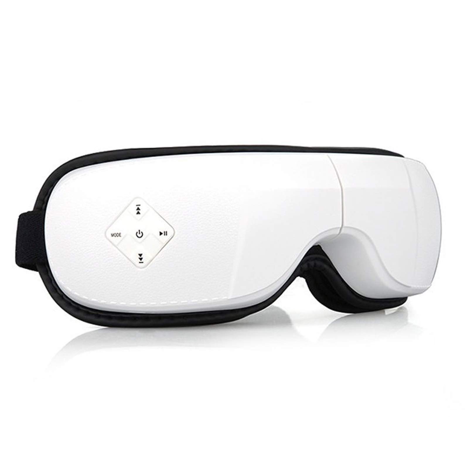 Masajeador de ojos eléctricos con calor, compresión de aire, música bluetooth, masajeador de ojos inalámbricos para aliviar los ojos secos, la fatiga ocular, la mejora de la circulación sanguín