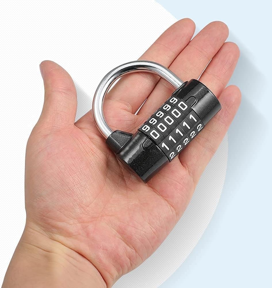 Kłódka na hasło 4 Digit Password Lock 2pack Outdoor Waterproof Set Your Own for Sports Combination
