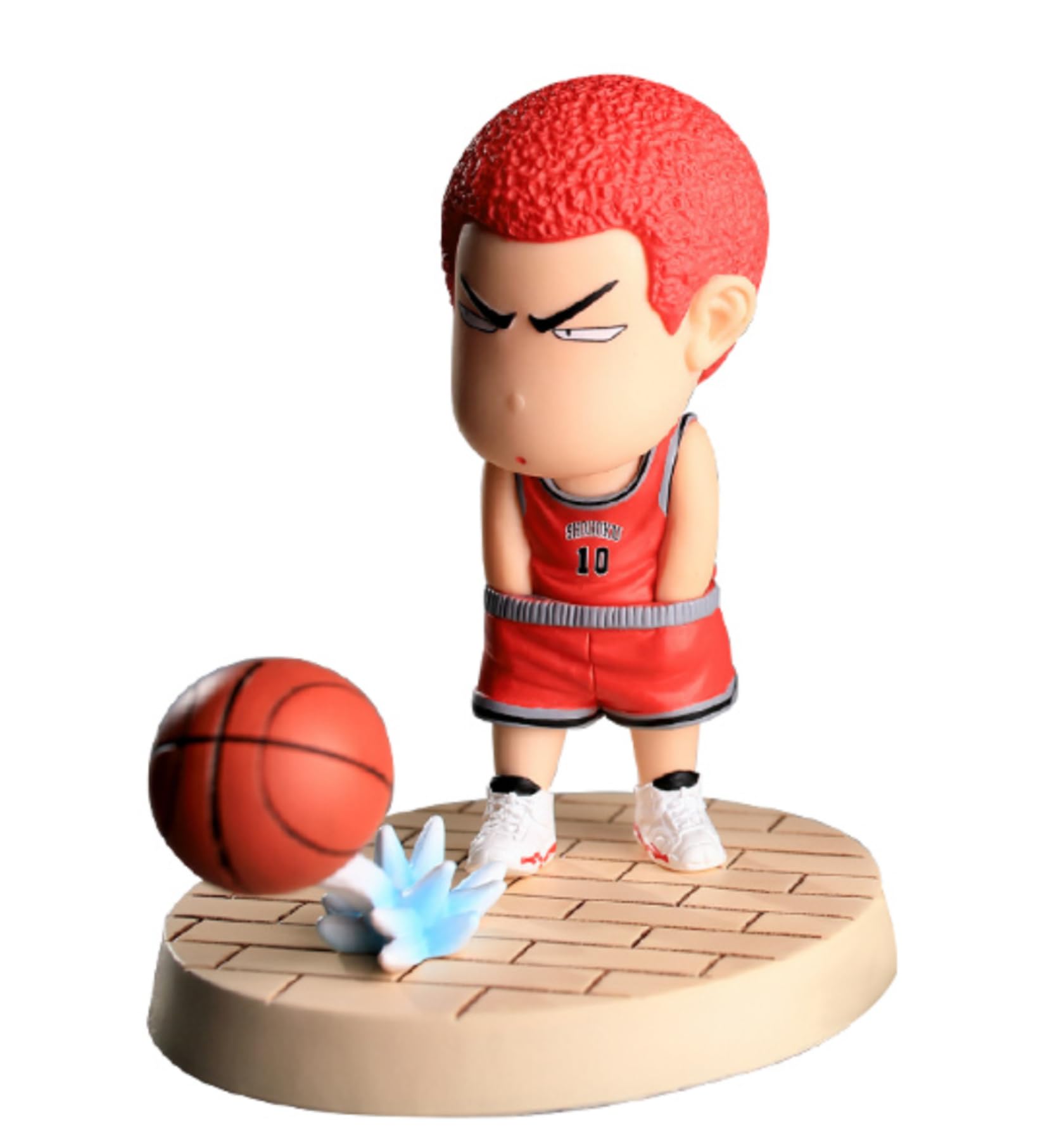 ca SLAM DUNK SHOHOKU Sakuragi Hanamichi Red clothes Q Version Kick Model Anime Figure