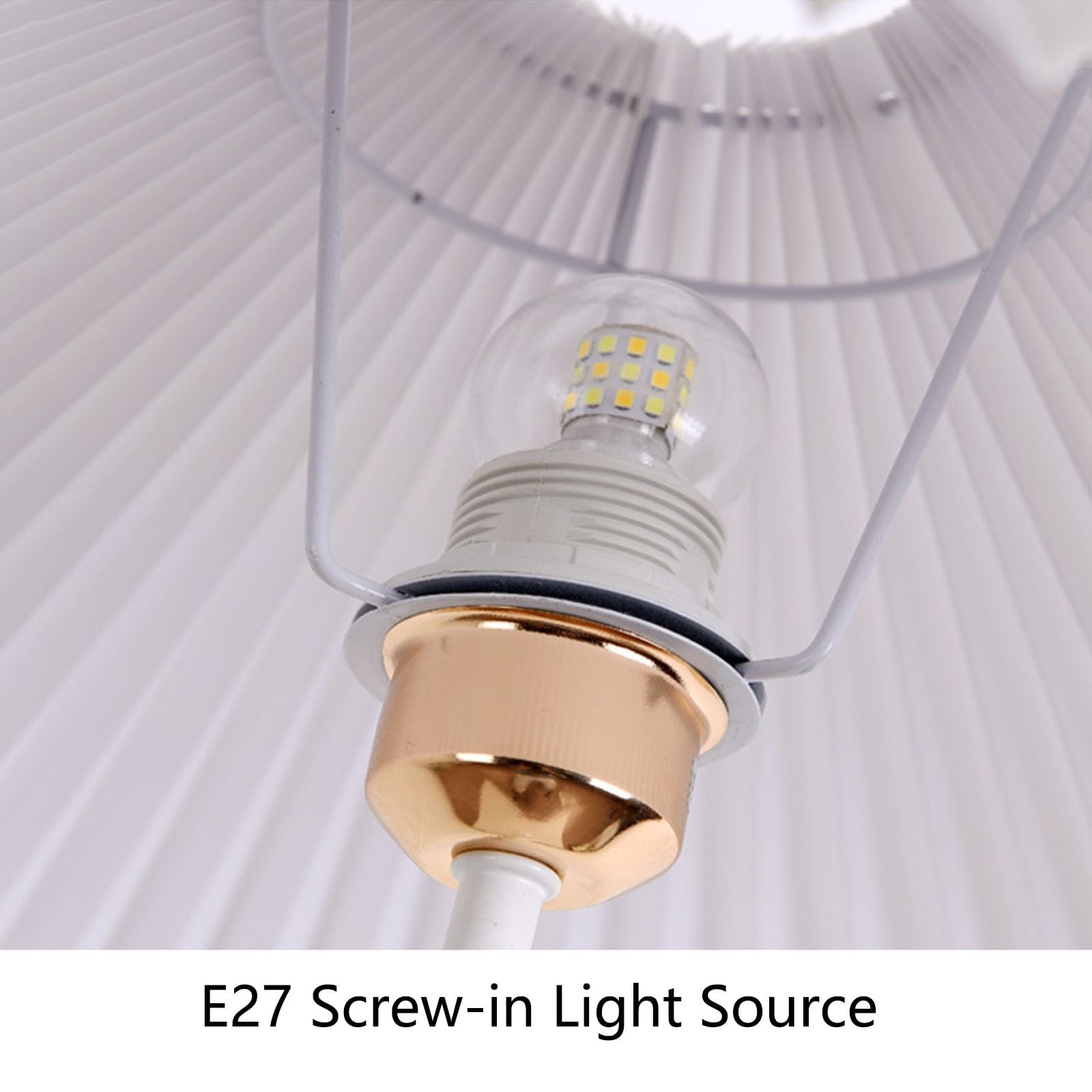 Lampy podłogowe do salonu Lampa podłogowa LED na bazie prawdziwego marmuru, lampa z drewnianym stołem, lampka nocna do czytania, nowoczesny stolik końcowy lampą podłogową sypialni(Biały)