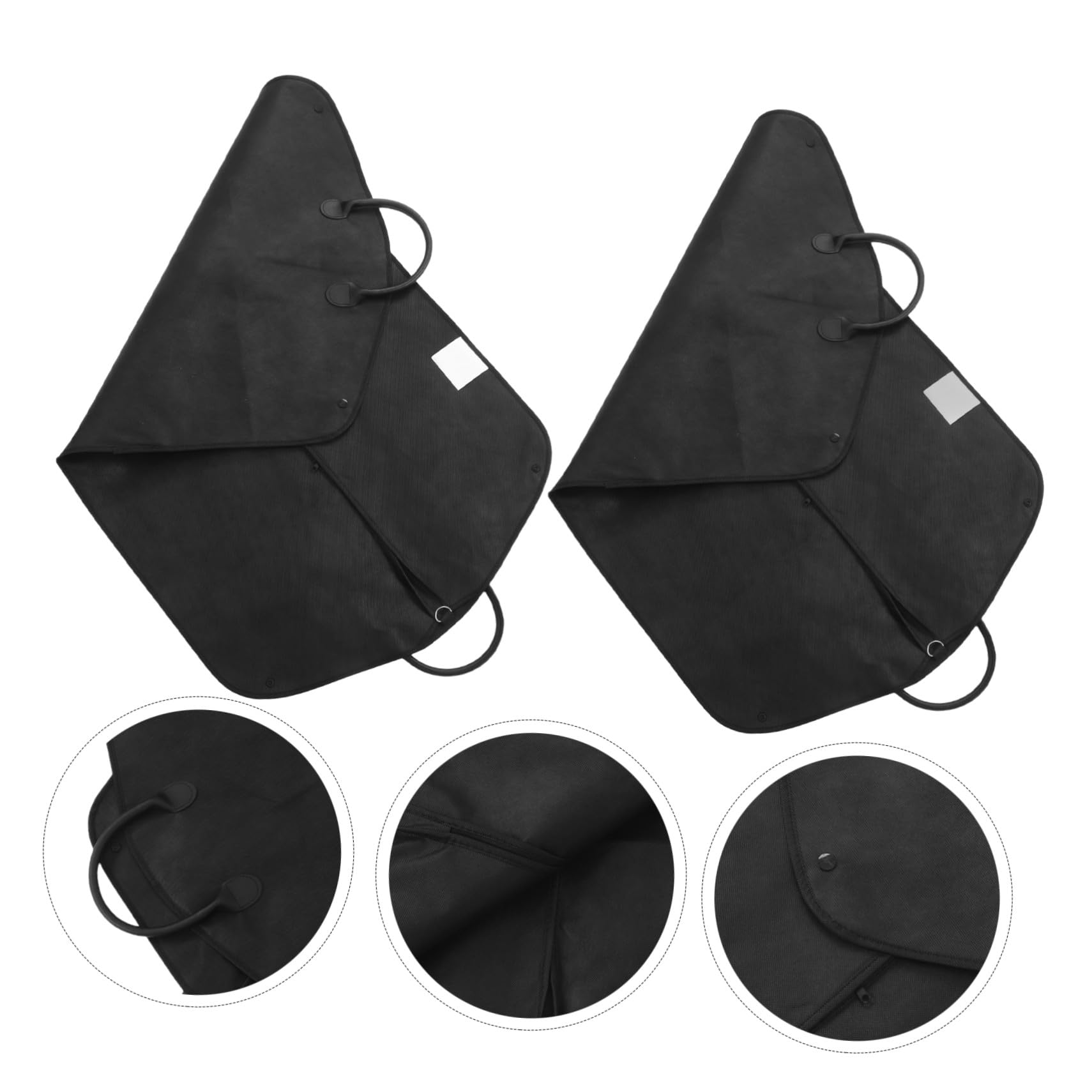 Hemobllo 2 Piezas Fundas para Trajes de Tela No Tejida Protectora Antipolvo con Cremallera y Asa para Viajes y Armarios para Trajes Abrigos y Chaquetas