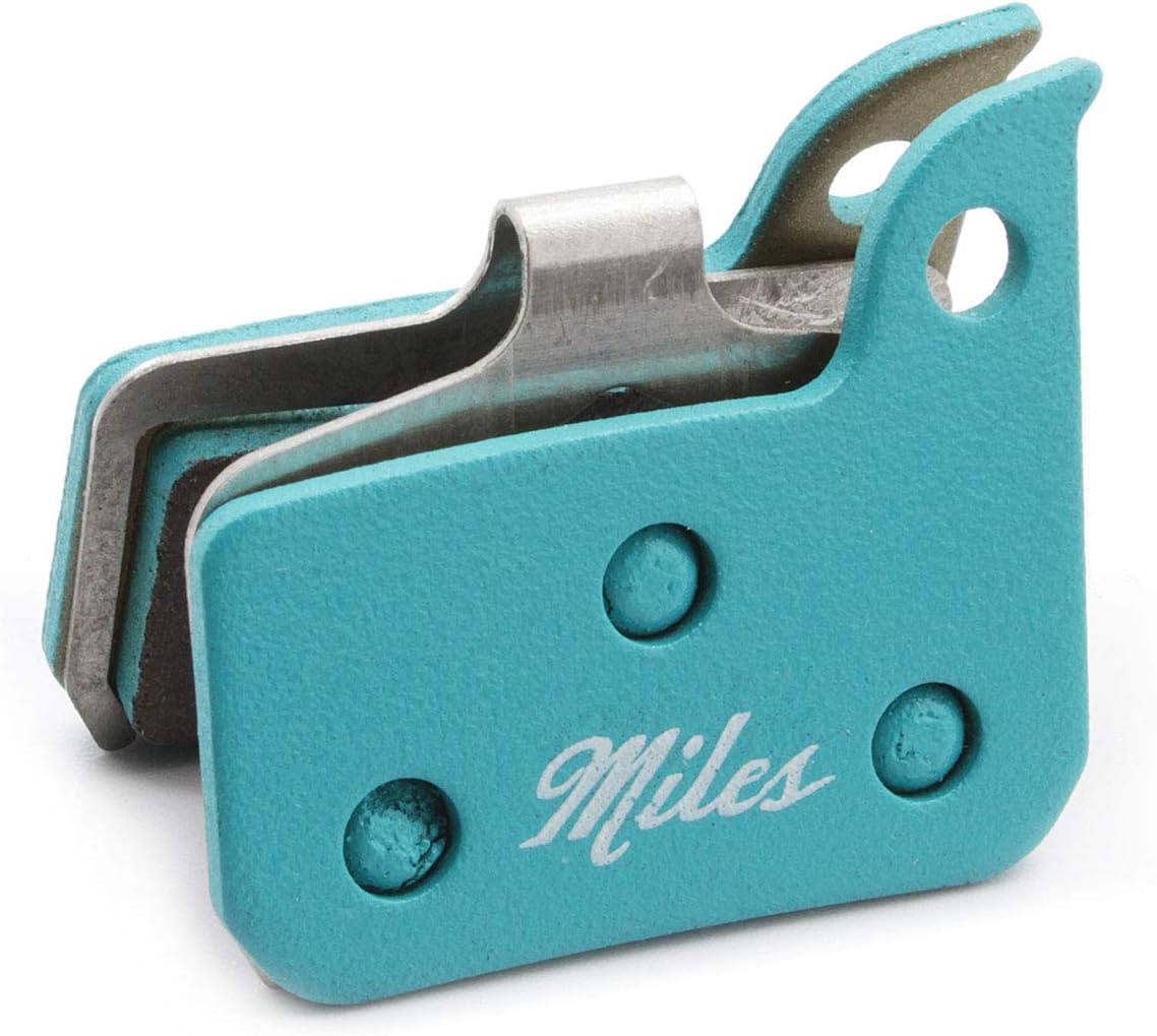 Miles Racing Brake Pads for SRAM Disc Brakes, Blue, Road, MTB, E-MTB, E-Road, E-Bike, Touring Cycle, Semi-Metallic - XC, Enduro, Trail | Sintered - Freeride, Downhill, Wet | Organic - XC, Commuter