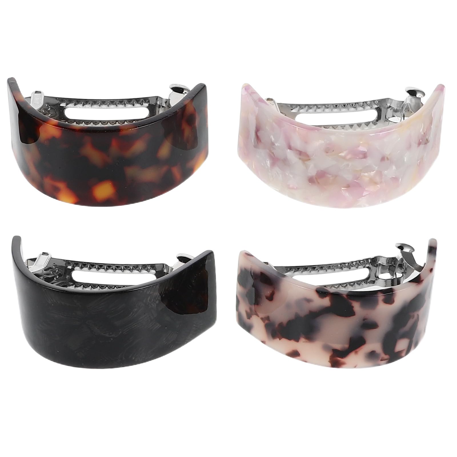 Pinzas de cabello contra el pelo suelto molesto: 4 clips medianos U-shape 8