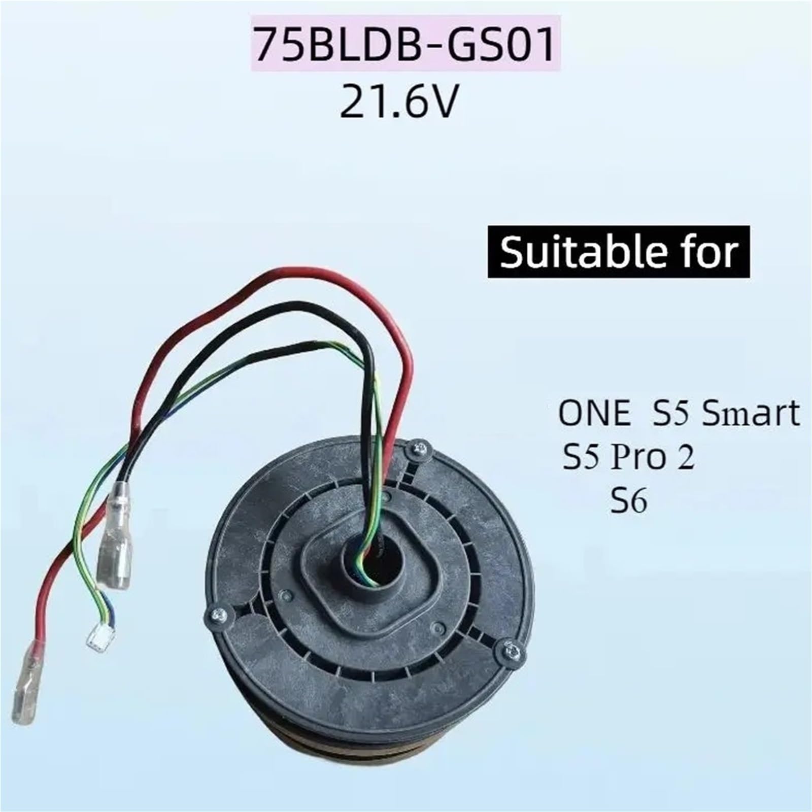 Motore, Compatible With Tineco, Compatibile For Floor One S3 S5 75BLDB-GS01 21,6 V 150 W Motore Lavapavimenti(S3 motor)