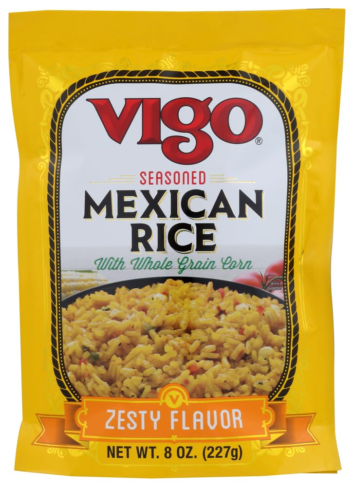 Vigo Mexican Rice, 8-Ounce Pouches (Pack of 12)