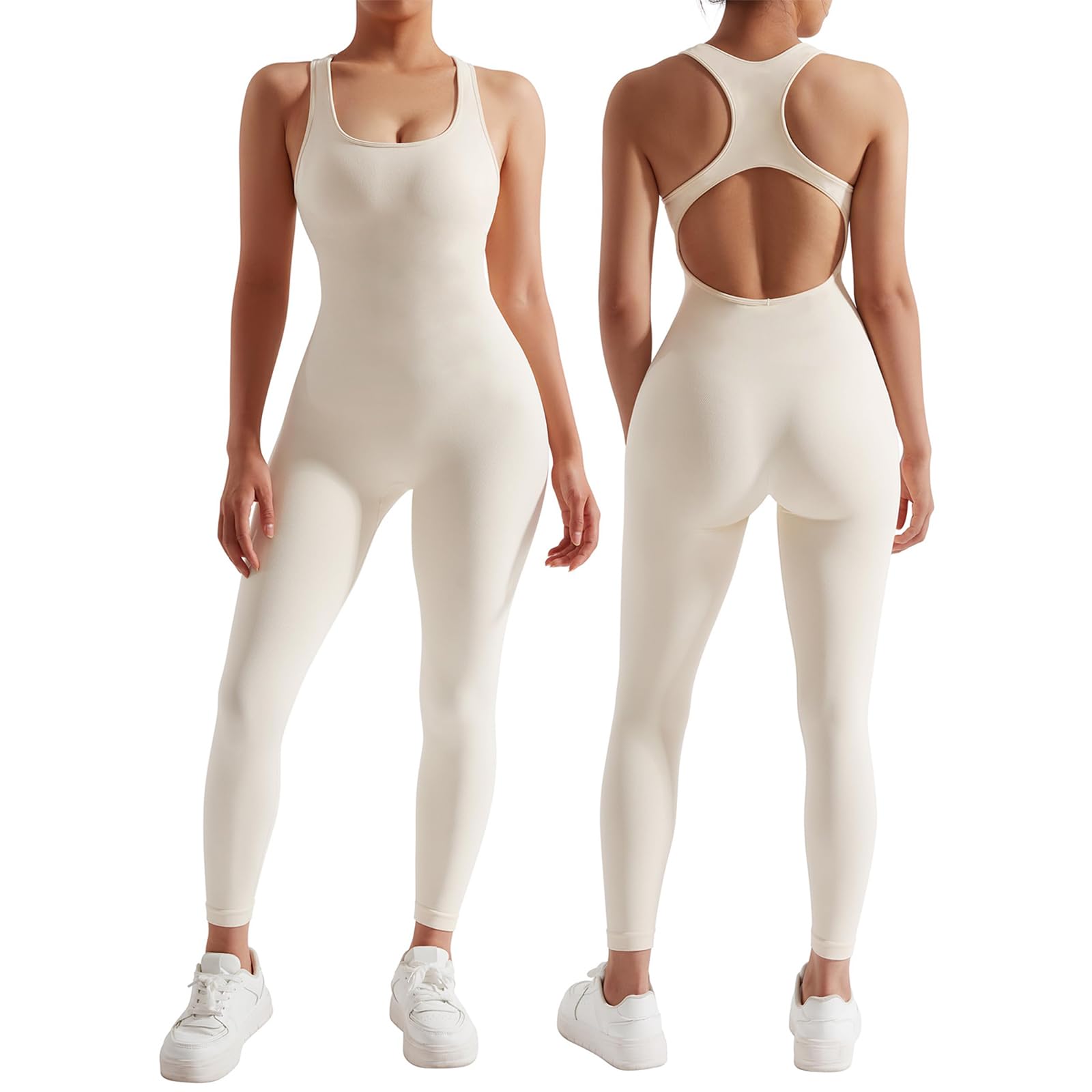 Tuta Senza Maniche Donna Con Spalline - Scollo A V E Schienale Scoperto