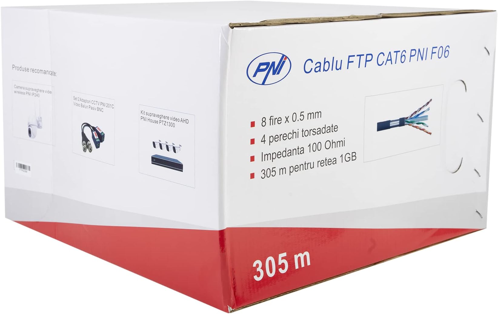 LAN Kabel 20m Cat 6 FTP - Geschirmtes Netzwerkkabel Für Garten & Außenbereich