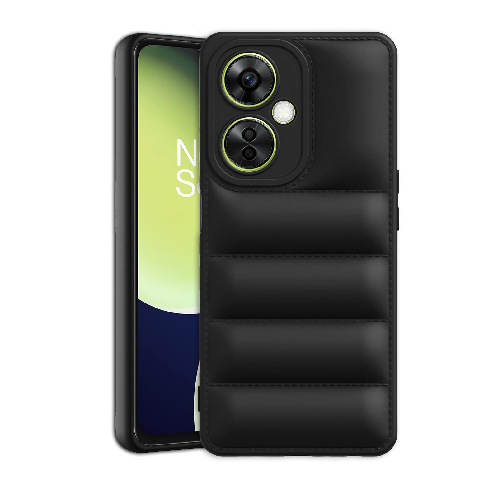 Plus Puffer Case Camera Protection Soft Back Cover for OnePlus Nord Ce 3 Lite 5G - Black (B0CPT5794L) Amazon Price History, Amazon Price Tracker