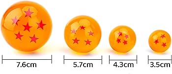 Amazon | 透明スタードラゴンボールセット 7個 大型 クリスタル
