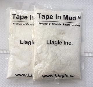 Tape in Mud™ - Drywall Tape Alternative-Liagle Tapeless Drywall Finishing- Finish Drywall Joints Without Tape-Save 40% of Labor - Fibre Reinforcement additive 2 Bags/Pack
