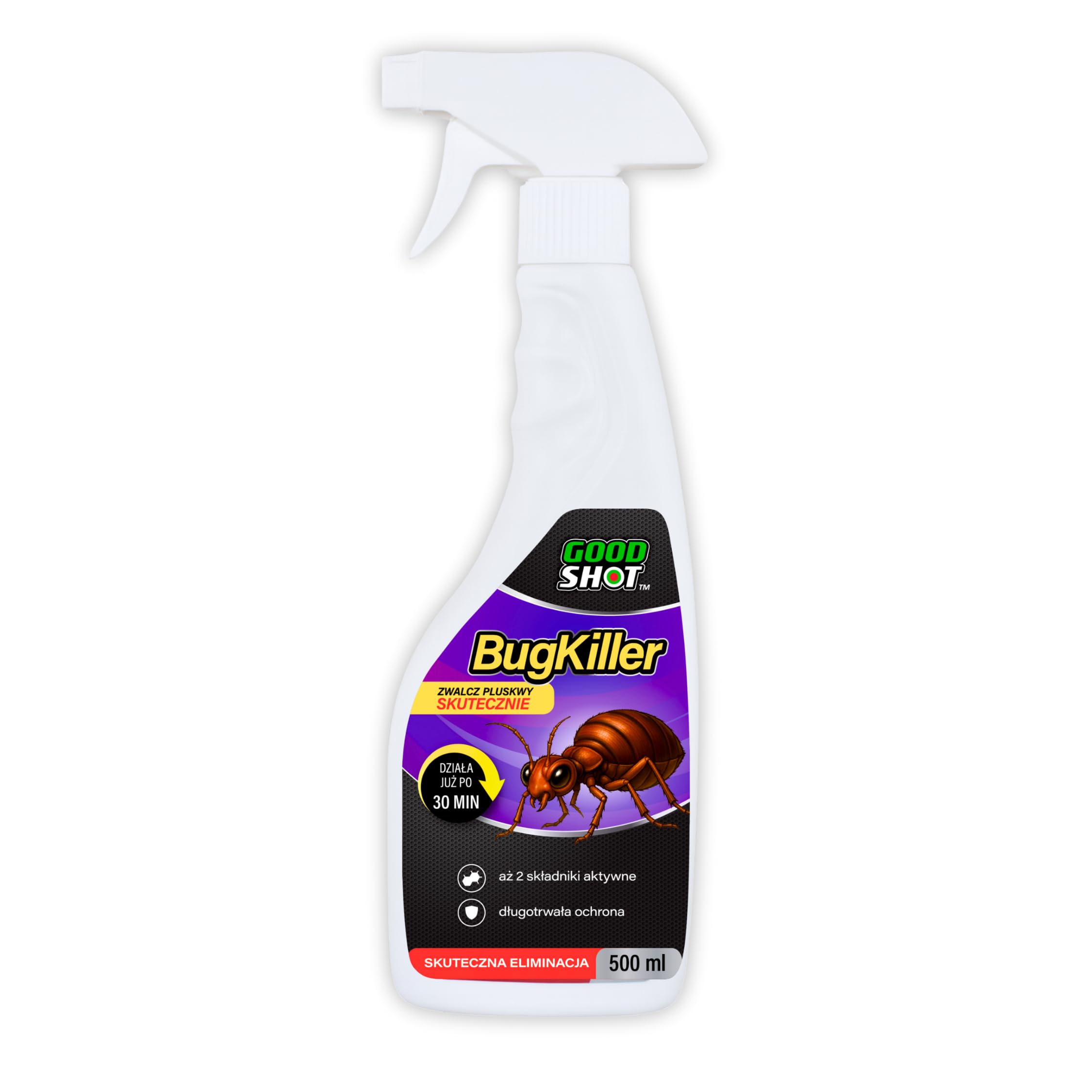 GOODSHOT Zestaw Spray 300ml + Płyn 500ml na Pluskwy