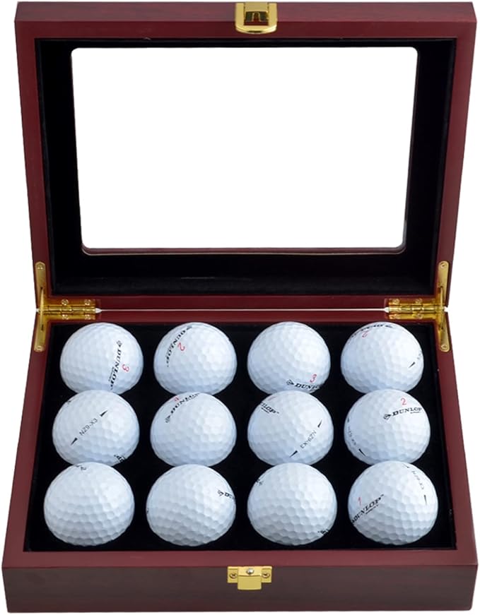12 Golf Ball Display Case Wall,Golf Ball Display Rack,Golf Gift for Golf