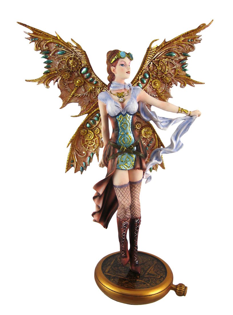 Amazon.com: PTC 13.13 Inch Steampunk Fairy Aviator Adventure