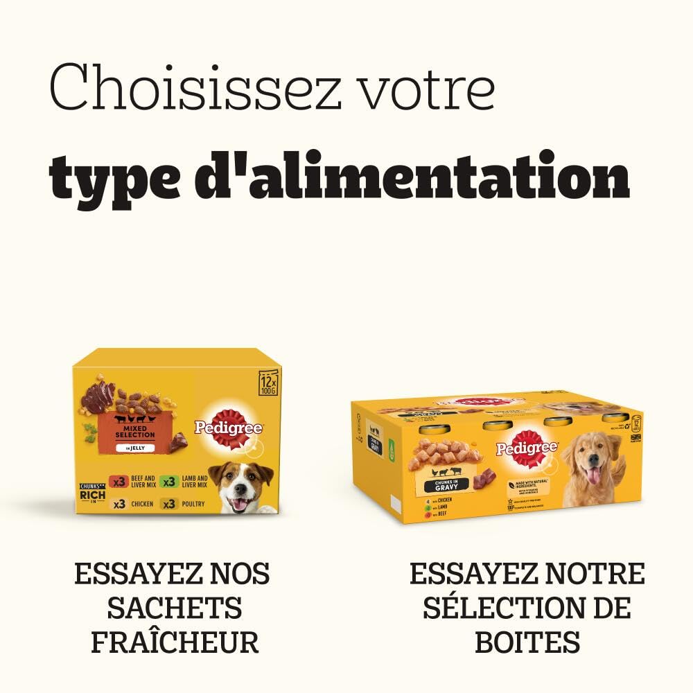 Croquettes PEDIGREE Junior volaille & légumes Chiot Moyen Grand 3 x 3 kg