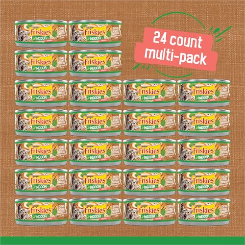Purina Friskies Indoor Cat Food, Chunky Chicken & Turkey, (24) 5.5 oz Cans - image 4