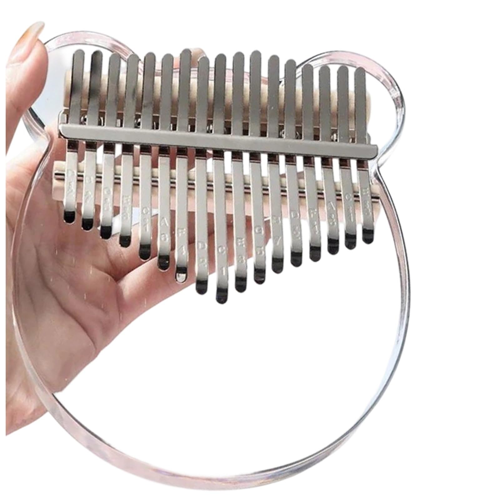 Kalimba portátil Oso Acrílico Kalimba