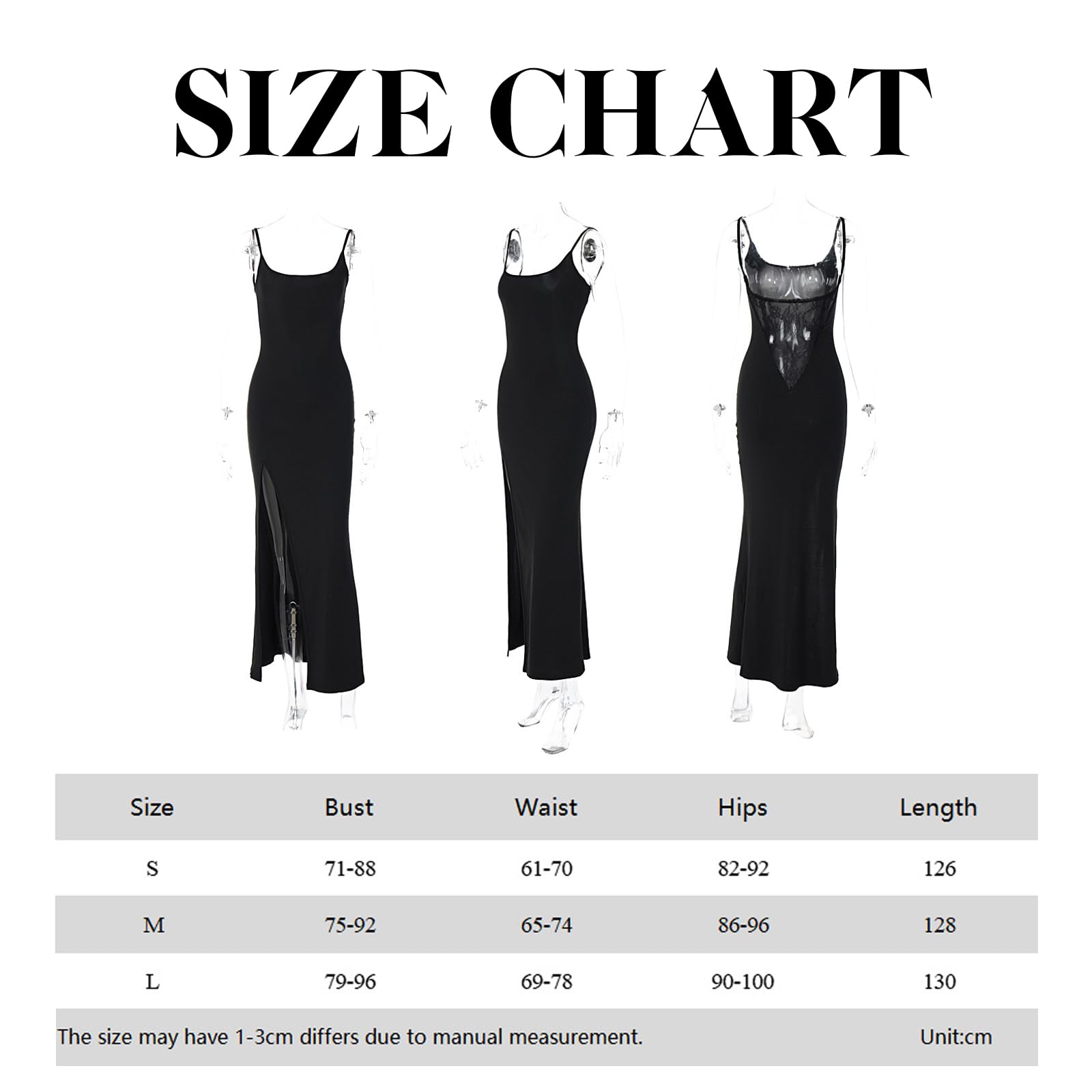 Vestito Donna Sexy Senza Maniche Lungo Abito Estate Spacco Bodycon Abito con Spalle Elegante Senza Schienale in Pizzo Vestito per Cocktail Party Clubwear Abito Aderente da Cerimonia