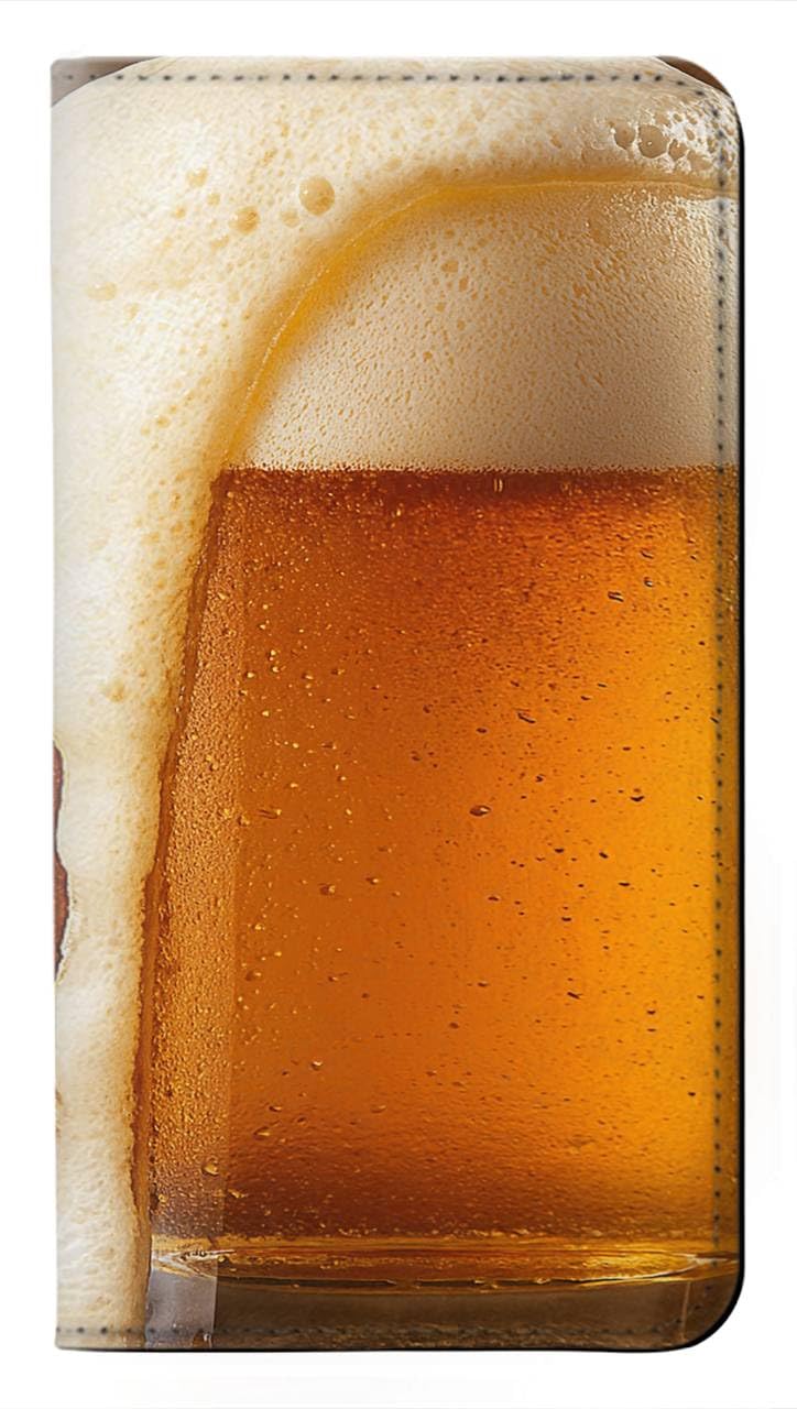 Housse cuir Samsung Galaxy A14 5G étui clapet antichoc verre bière